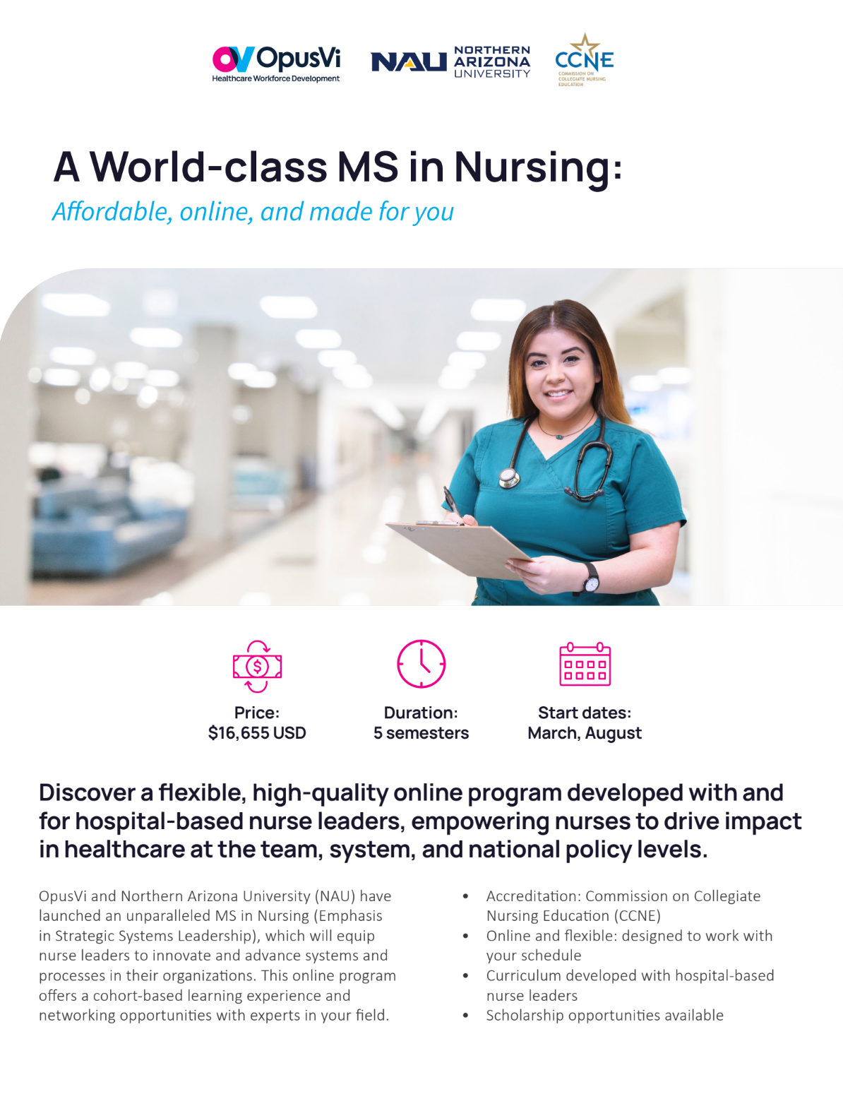 Online Master of Science in Nursing (Emphasis in Strategic Systems